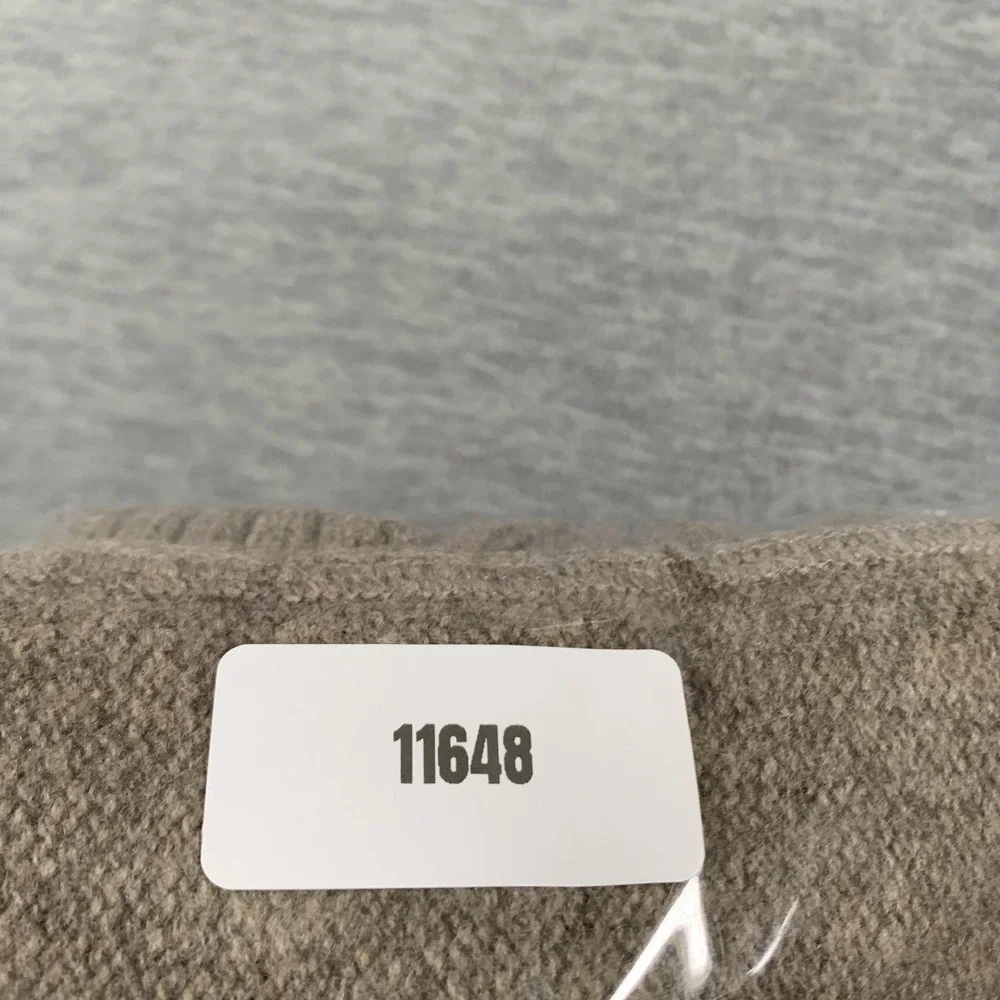 Banana Republic Sweater Mens Large Gray Orange‎ Argyle Wool Blend Pullover